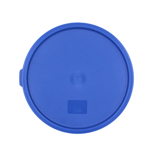 Contenedor Policarbonato Redondo Con Tapa Azul 10L