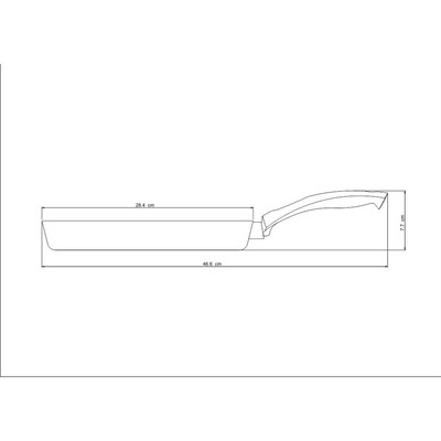 Sartén Comal Grill con Anti-adherente 28 cm