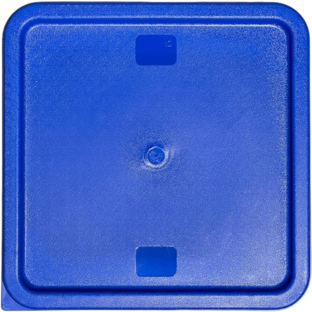 3 Contenedor Policarbonato Cuadrado Con Tapa Azul 22l
