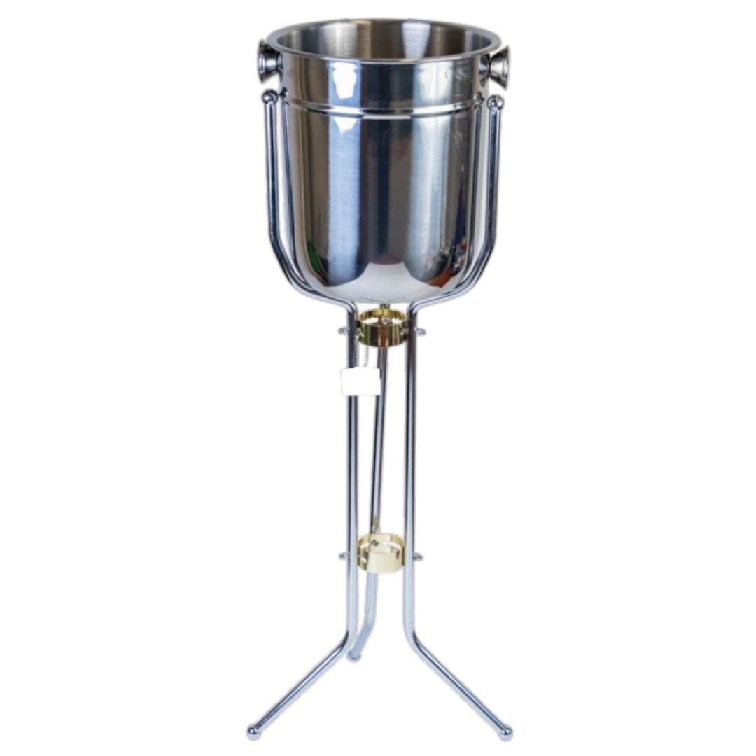 Hielera Premium Con Base Tripie Plegable Acero Inoxidable