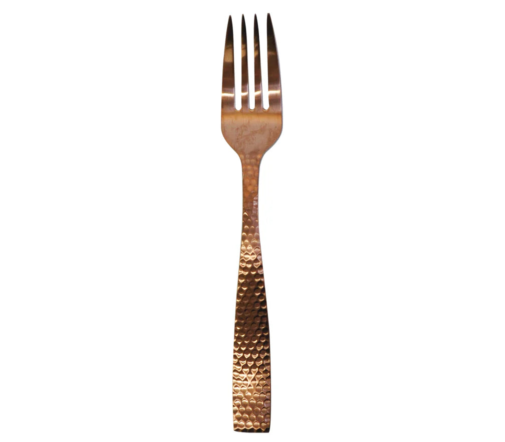 Parma Gold Rose | Set De 12 Tenedores Europeo De 20 Cm