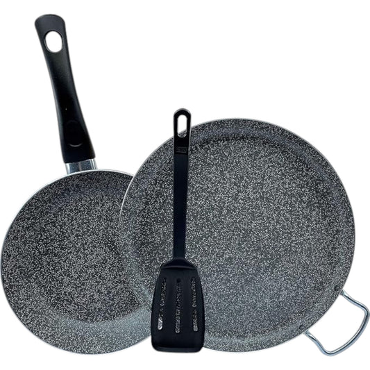 Sarten y Comal Con Antiadherente de Granito Italianos 26 y 30 cm