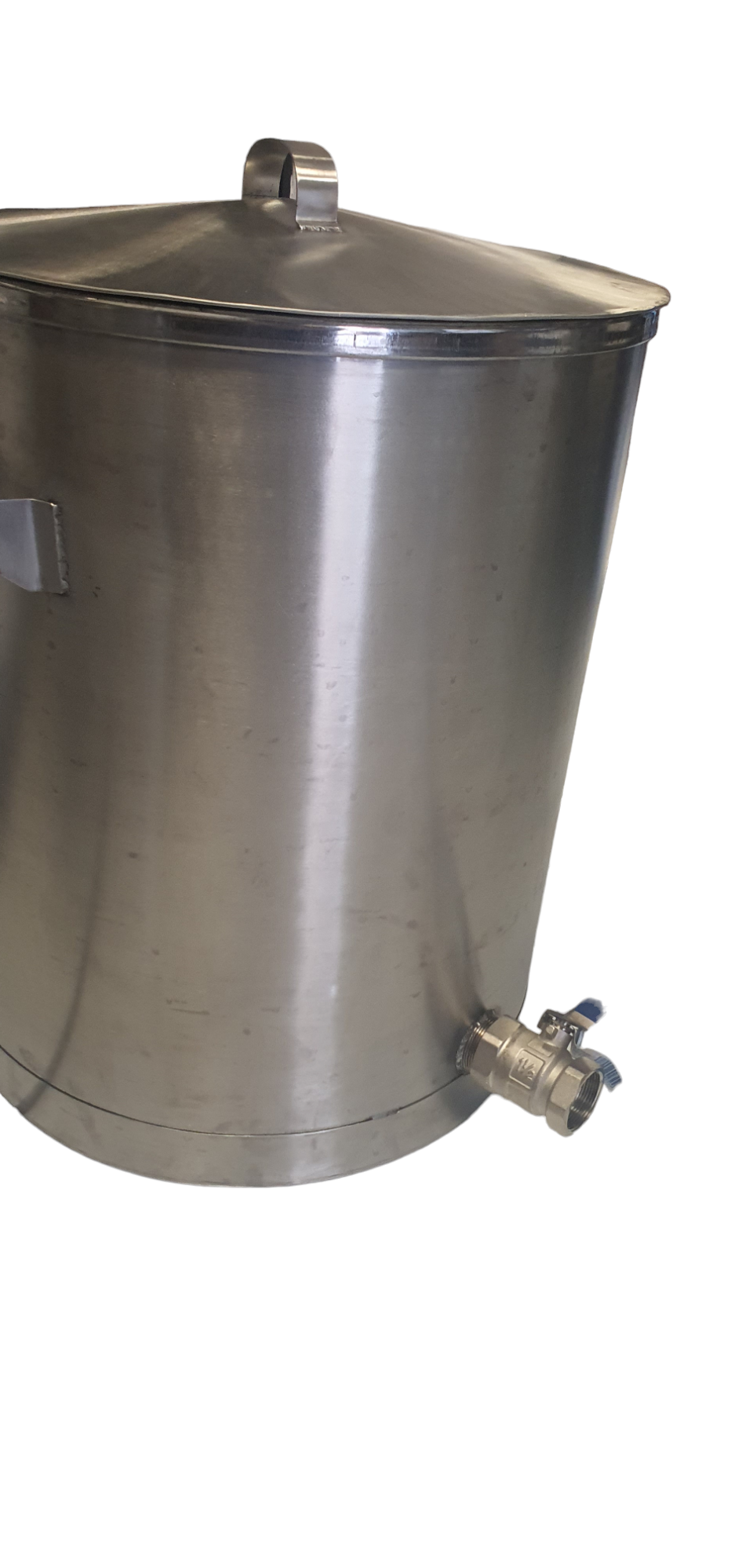 Olla 120 litros acero inoxidable con llave