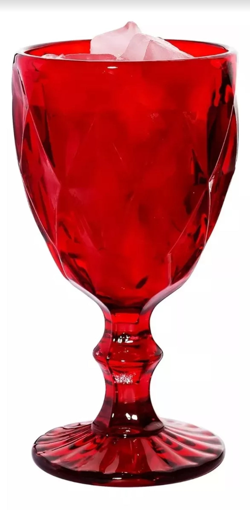18 Copas roja 245 ml Vidrio