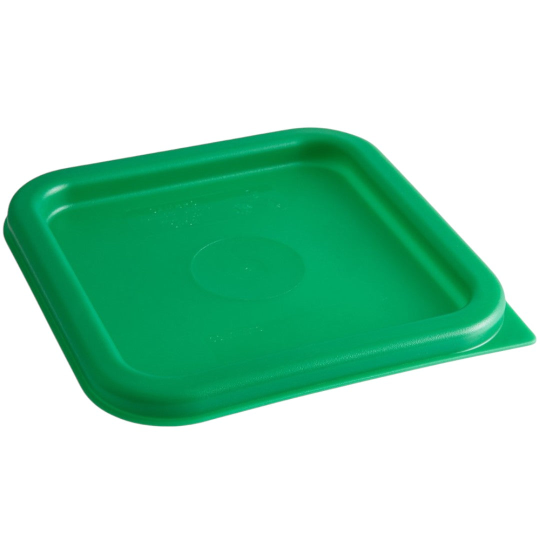 6 Tapa Verde Para Contenedor Cuadrado Policarbonato 2L