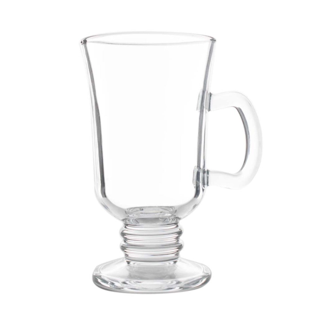 6 Tazas Tarro De Vidrio Para Café Capuchino 237ml