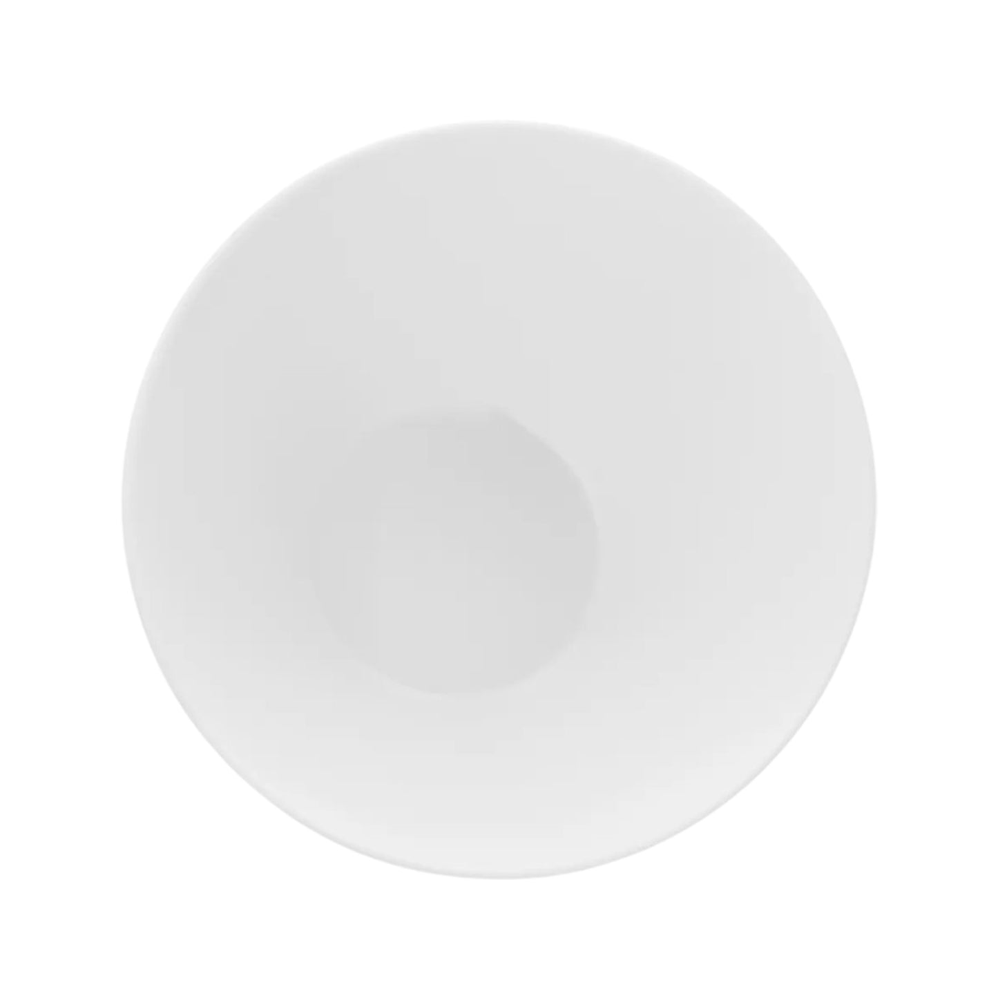 10 Tazon Inclinado 21 Cm Melamina Blanca Mate