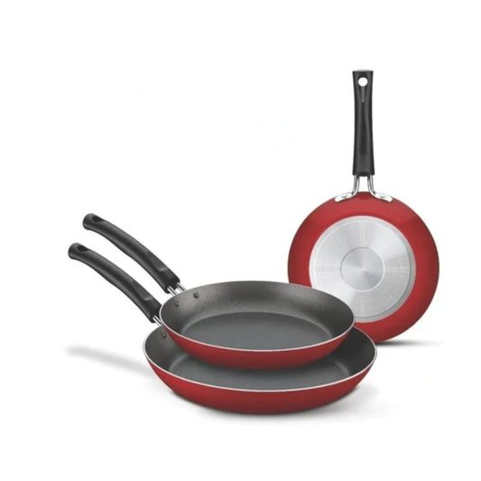 Juego de Sartenes 3 Piezas Tramontina Chelsea Rojo