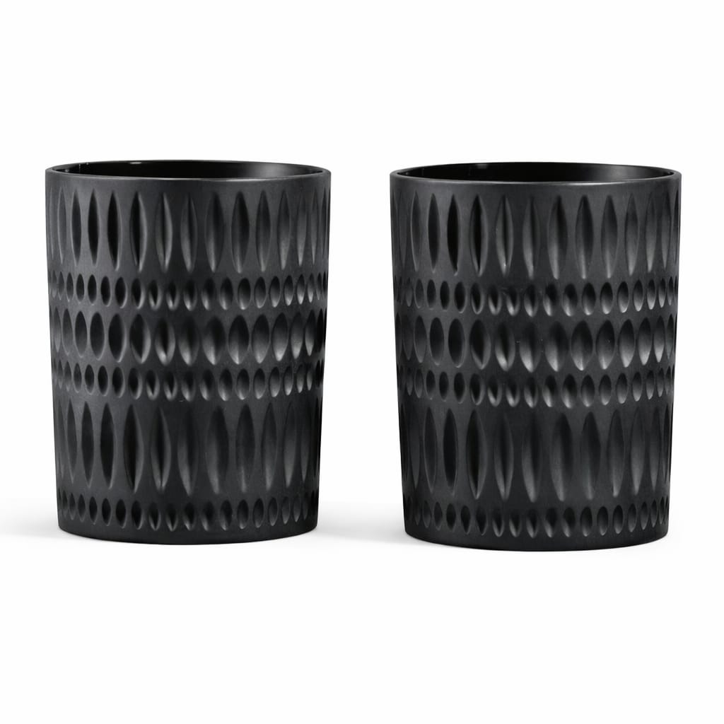 Nachtmann 105395 - Juego de vasos de whisky (12 unidades, 304 ml), color negro