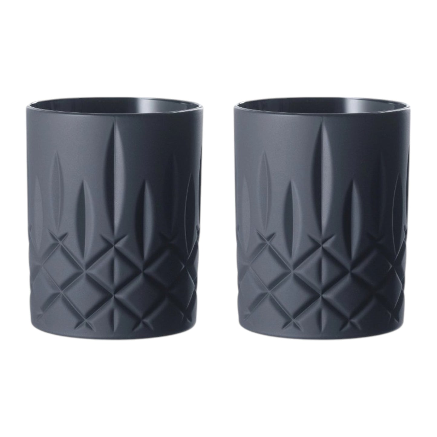 12 Vaso Whiskey Negro Mate 295ml Nachtmann
