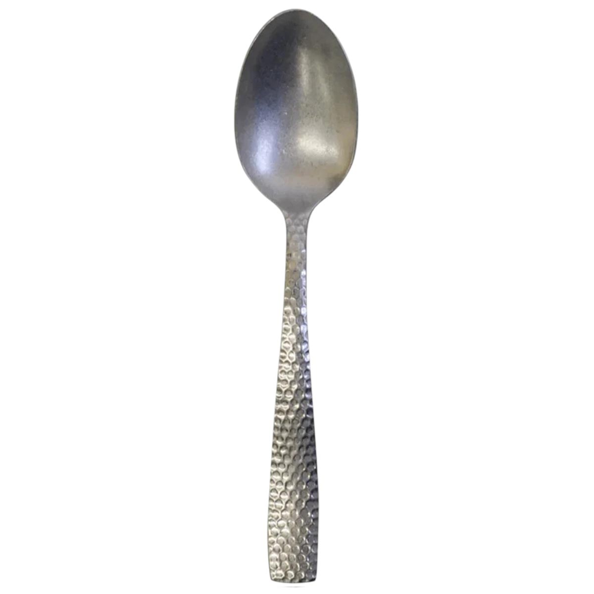 Parma | Set de 12 Cucharas Europeas de 20 cm | Acero Inoxidable con Acabado Martillado