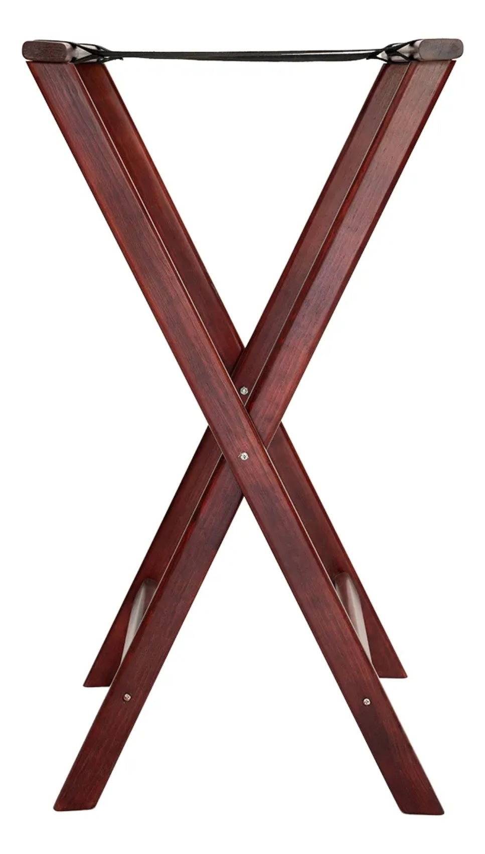 Cabrilla porta charola mesero madera caoba