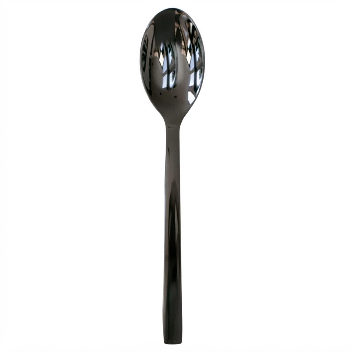Venecia Onix | Set de 12 Cucharas Cafetera de 14 cm | Acero Inoxidable Negro Onix