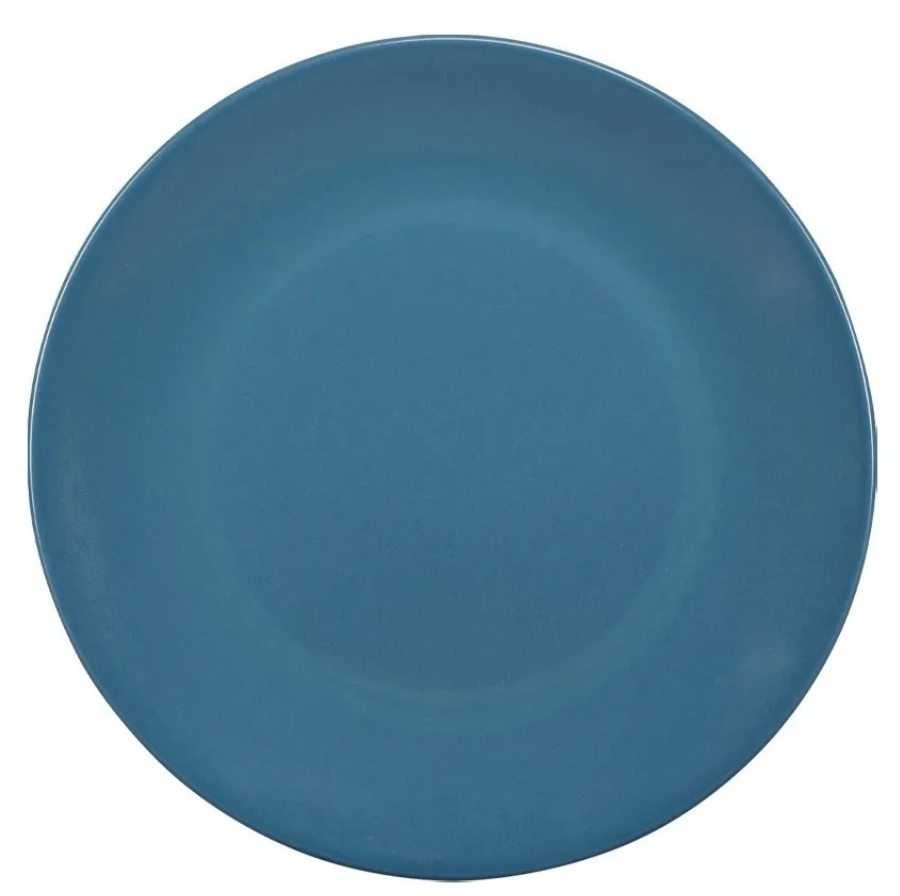 Plato Azul Mate 28 cm