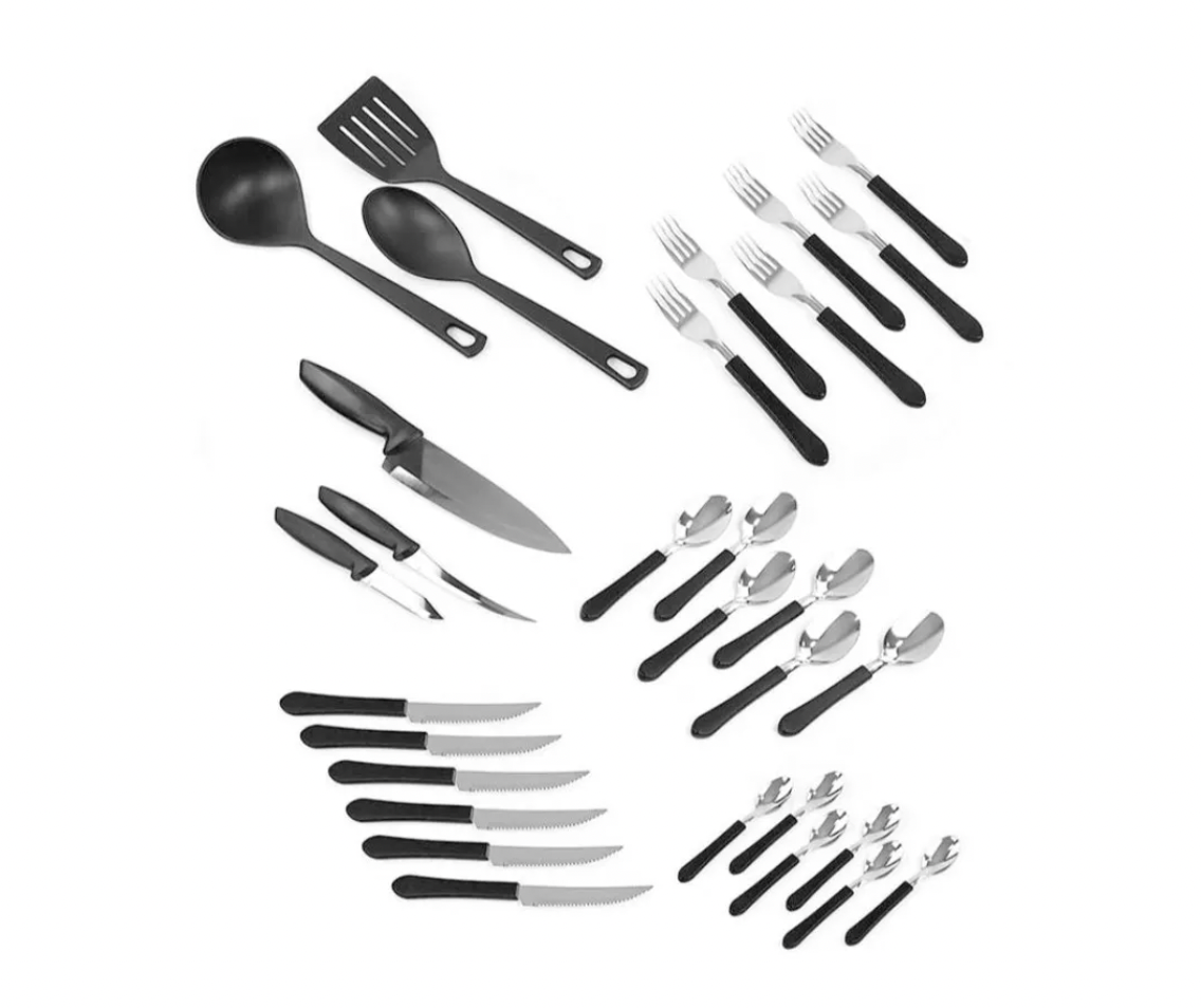 Batería Para Cocina Roja 38 Piezas