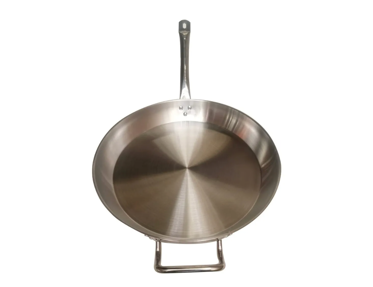 Sartén Acero Inoxidable 40 cm Alto Grado de Inducción