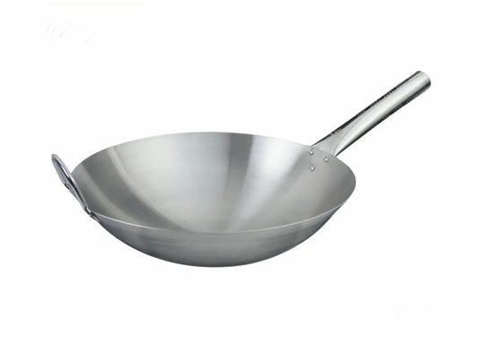 Sartén Wok Profesional Acero Inoxidable 36 cm