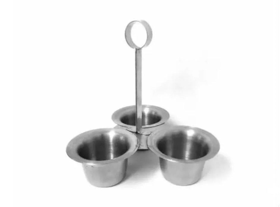 Salsera Restaurante/ Taquería 3 Cavidades 6 Piezas