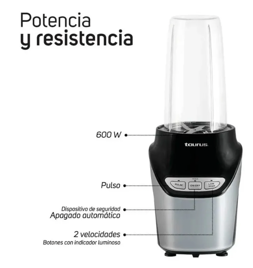 Procesador Pulverizador De Alimentos Taurus