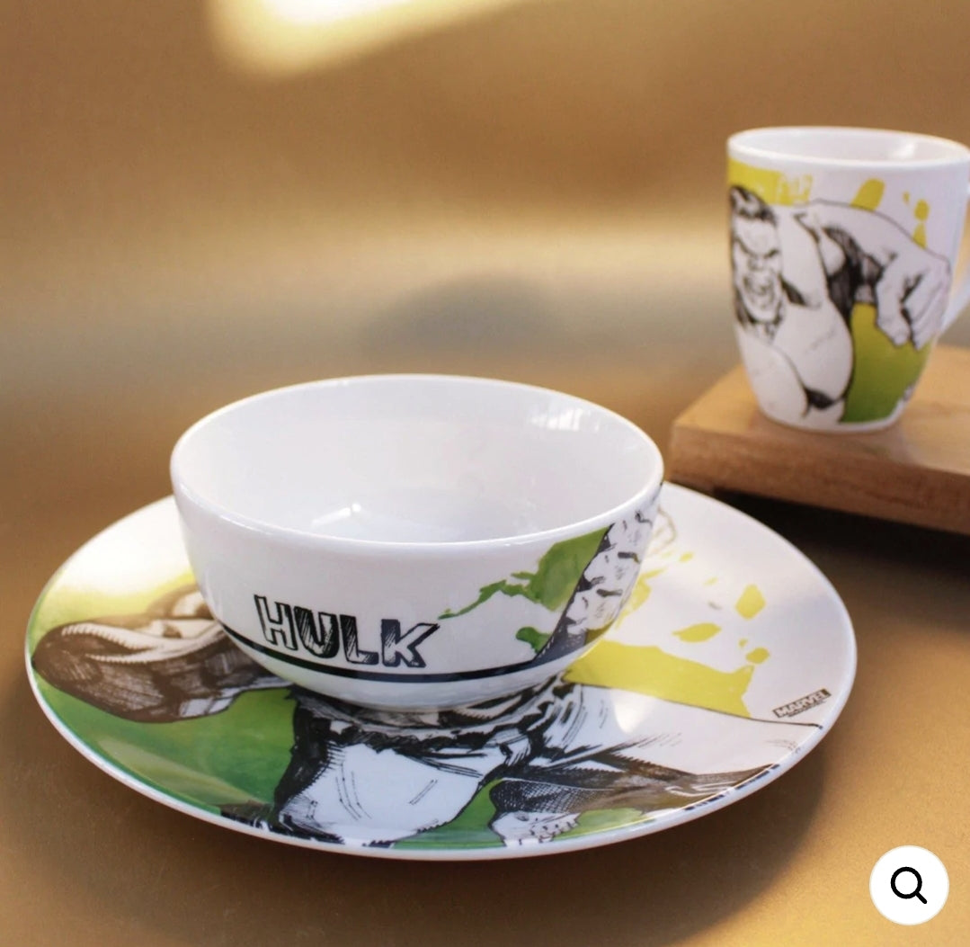 Vajilla Marvel 4 personas porcelana