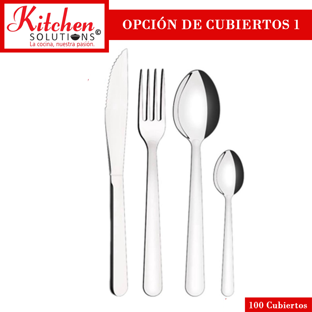 Paquete de Vajilla Modelo Basic para 100 personas, Vaso Jaibolero o vaso Cubero grueso y Cubiertos