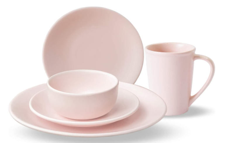 Vajilla Rosa Pastel Moderna Con Fondo Rosa. Diseño De Concepto Creativo.  Foto de archivo - Imagen de pastel, kitchenware: 180748242