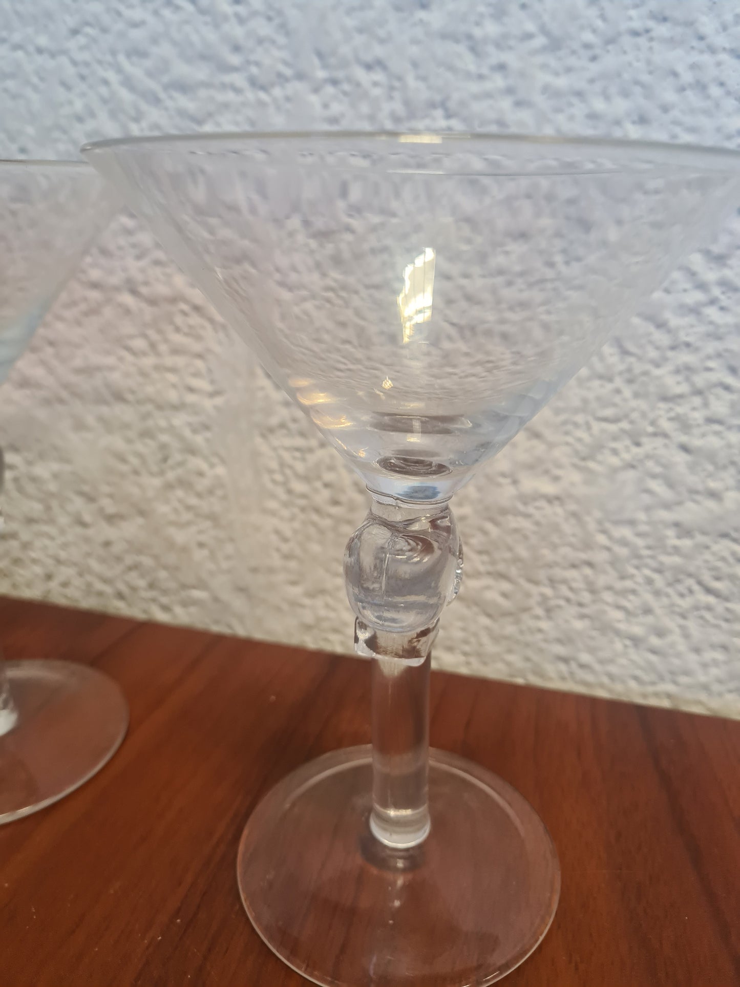 Copa martini calavera vidrio