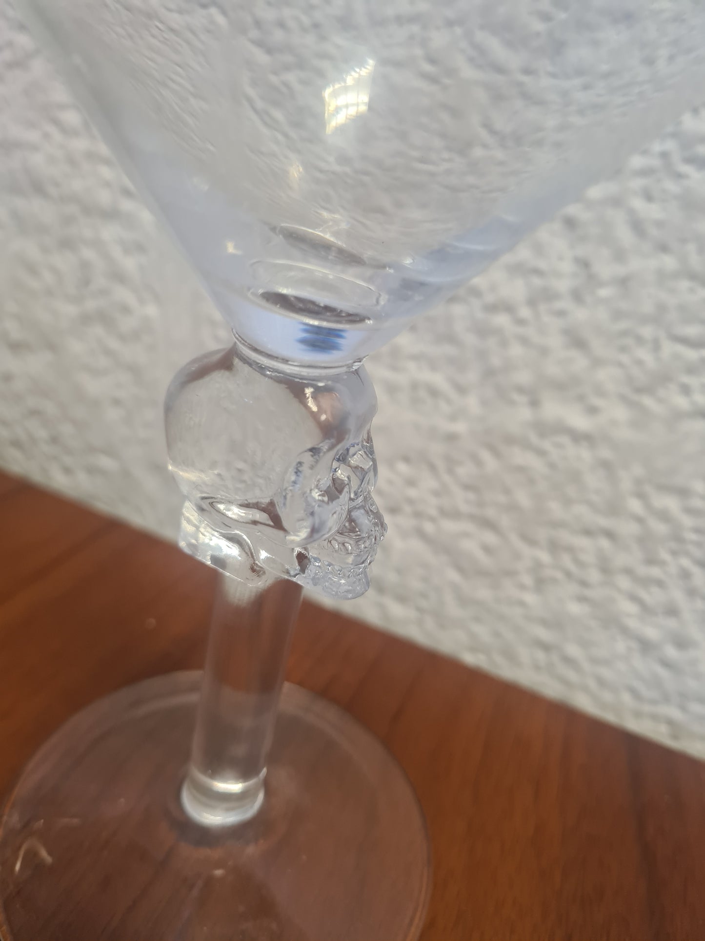 Copa martini calavera vidrio