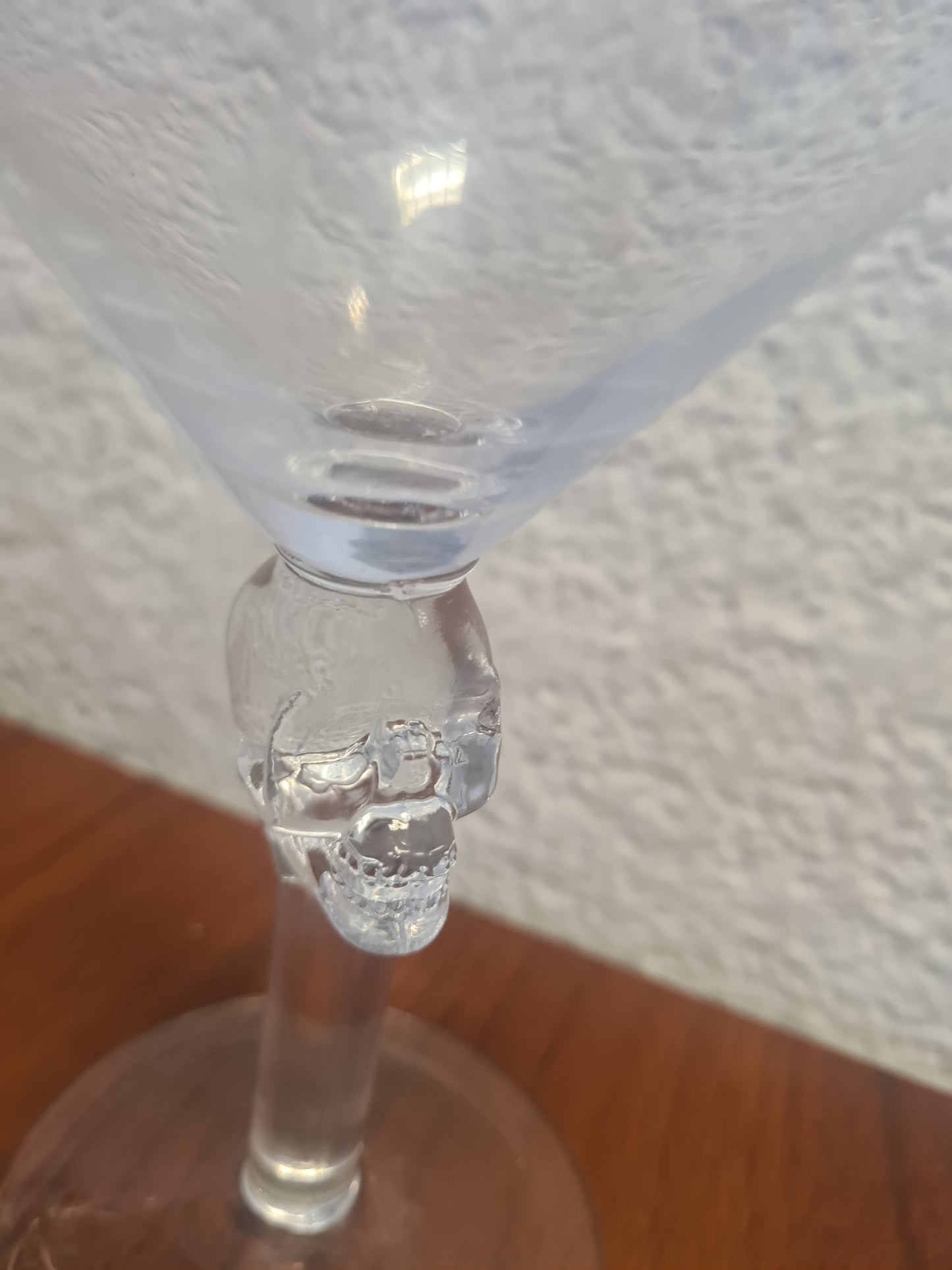 Copa martini calavera vidrio