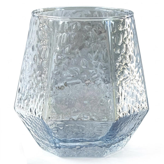 Old Fashion | Vaso de Vidrio Texturizado de 310 ml (Caja 6 Piezas)