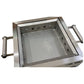 Asador Acero Inoxidable Mediano para uso con carbón