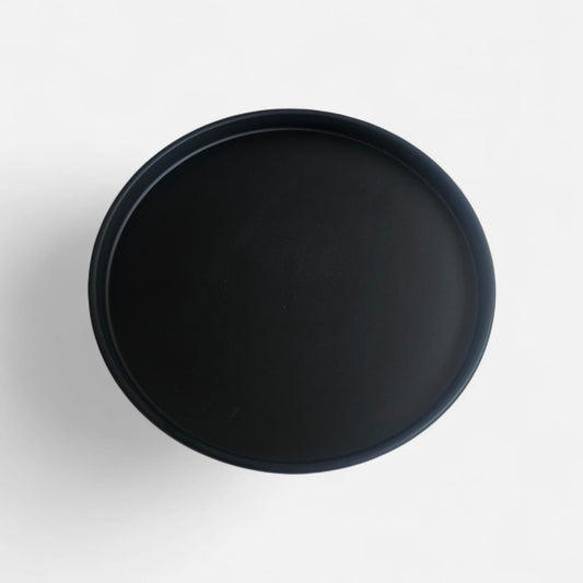 PLATO BARCELONA 23 CM NEGRO MATE 12 PIEZAS