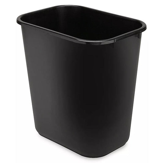Rubbermaid | Bote de Basura Rectangular de Polietileno Color Negro de 12.9 Litros (Pieza Individual)