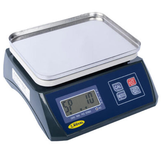 Báscula Porcionadora Digital PTN de 3 kg con Plato Doble y Batería Recargable | Grado HORECA