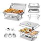 CHAFER DE ACERO INOXIDABLE CON 3 INSERTOS