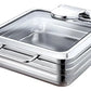 Chafer de Acero Inoxidable cuadrado 9 litros