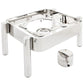 Base para Chafer de Inducción Acero Inoxidable Cuadrado 9L