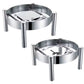Base para Chafer de Inducción Acero Inoxidable Redondo 6L