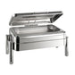 Chafer y base de acero inoxidable rectangular 9 litros