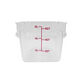 Contenedor Policarbonato Cuadrado Con Tapa Azul 6L