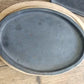 5 Platos Comal Hierro Fundido Para 1 Kg De.carne