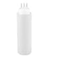 Dispensadores De 3 Boquillas Aderezos Salsa 32 Oz 950 Ml Color Blanco