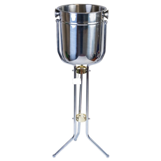 Hielera Premium Con Base Tripie Plegable Acero Inoxidable