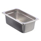 12 Inserto Cuarto Acero Inoxidable 2.5" Alto