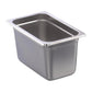 12 Inserto Cuarto Acero Inoxidable 4" Alto
