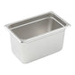 12 Inserto Cuarto Acero Inoxidable 8" Alto
