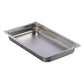 6 Inserto Entero Acero Inoxidable 1.5" Alto