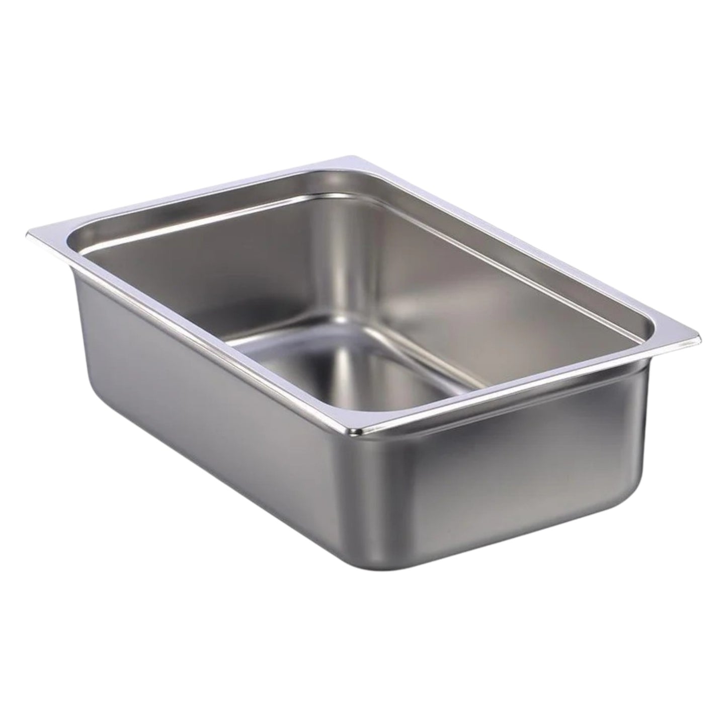 6 Inserto Entero Acero Inoxidable 4" Alto
