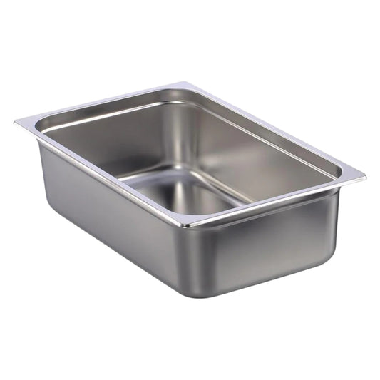 6 Inserto Entero Acero Inoxidable 4" Alto