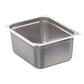 12 Inserto Medio Acero Inoxidable 4" Alto